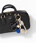 VIOLAd'ORO ロゴアクリル タッセル付き バッグチャーム