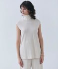 BEIGE， 【洗える・VERY 6月号掲載】MELLE / ジャージーハイネックカットソー