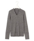 ICB 【洗える】エクストラファインメリノ Vネックプルオーバー