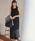ICB 【接触冷感・UVケア・速乾・洗える】FluidBackSatin キャミソールワンピース