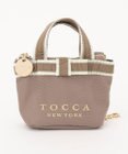 TOCCA 【新色に大人なベージュカラーが追加！】BICOLOR RIBBON MINI CHARM ミニチャームポーチ