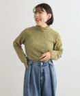 Green Parks レースハイネックプルオーバー