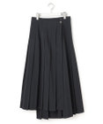 23区 L 【GOLD LABEL】タスランタイプライター アシンメトリー ラップスカート