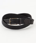 JOSEPH ABBOUD 【キングサイズ・イタリア素材・ストレッチ・日本製】 ストレッチレザー ベルト　30㎜