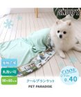 PET PARADISE スヌーピー サーフ柄  クールブランケット (90×60cm)