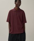 ATON FRESCA KNIT | ハーフスリーブポロセーター - UNISEX