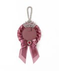 WEGO ティアラリボンロゼットキーホルダー