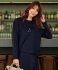 23区 【CLASSY.1月号掲載】ウール圧縮スムース クルーネック トップス