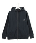 J.PRESS YORK STREET 【UNISEX】ヘビー天竺ジップアップ フーディ