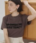 WEGO 【ANGIE VINTAGE】フロッキーロゴプリントTシャツ