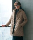 J.PRESS LADIES L 【WEB限定カラーあり・洗える】コンパクトタフタキルティング フーデッド コート