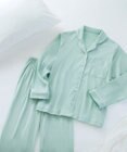ワコール／睡眠科学 【パジャマ】　長袖・長ズボン　希少な超長綿「天綿」パジャマ　睡眠科学／ワコール　YDX521