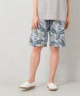 JOSEPH ABBOUD MOUNTAIN 【SPACE／UNISEX】リーフプリント イージーショートパンツ