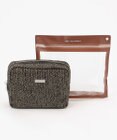 GRACE CONTINENTAL Fabricスクエアポーチ-AW