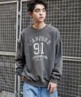 WEGO 【ユニセックス着用ITEM】ピグメントグラフィックプルオーバー