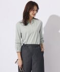 J.PRESS LADIES S 【洗える】プレーティングジャージー スキッパー カットソー
