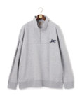 J.PRESS MEN 【KING SIZE】インレージャージー ロゴハーフジップスウェット