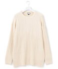 J.PRESS YORK STREET 【UNISEX】ケーブルプルオーバー ニット