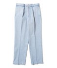 J.PRESS MEN 【J.PRESS ORIGINALS】SHIOTA DENIM PIPED STEM 1TUCK / JAPAN MADE