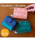 tsumori chisato CARRY スカラップししゅう 小銭入れ コインケース ミニ財布 猫モチーフ