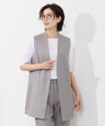 J.PRESS LADIES L 【セットアップ対応・洗える・UVケア・速乾】 OXIJEWELストレッチ ジレ