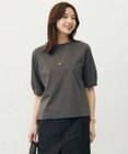 J.PRESS LADIES S 【洗える・抗菌防臭・接触冷感・吸水速乾】ドライポンチ モックネック カットソー