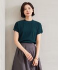 J.PRESS LADIES L 【洗える】レーヨンエリートストレッチ フレンチスリーブ ニット