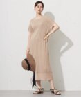 自由区 【ワコールコラボ】【カタログ掲載・洗える】レーシーニット ドレス