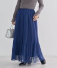 Green Parks ラメチュールプリーツスカート