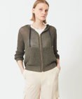 BEIGE， OPTICAL / フードカーディガン