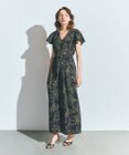 GRACE CONTINENTAL ラインプリントオールインワン