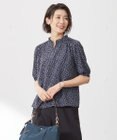 J.PRESS LADIES チェーンプリント スリットネック カットソー