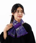 AURORA 【 ANNA SUI（アナ スイ）】ジャカードキャンディーマフラー(WASH)