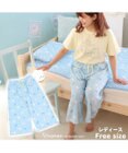 Mother garden しろたん パイル ステテコ 《しろたん&らっこいぬ 星くじら柄》レディース フリーサイズ ルームパンツ 部屋着 夏 夏物 フリーサイズ レディース 女性用 パイル生地 あざらし アザラシ かわいい キャラクター