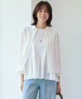 J.PRESS LADIES L 【洗える・吸水速乾】トリオシアーチェック シャツ