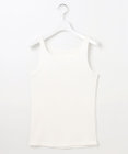 自由区 【洗える】ソフトリブテレコ タンクトップ