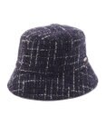 MOONBAT FURLA 【日本製】チェックツイード バケットハット