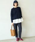 UNFILO L 【ウエストゴム/14サイズ展開】beauty warm pants テーパード