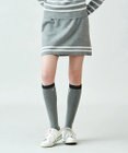 23区GOLF ウォッシャブルで気軽に着られる【WOMEN】モールボーダー ニットスカート