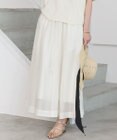 23区 L 【SLOW/一部店舗限定】エアリーフレア スカート