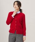 J.PRESS LADIES 【洗える】KNIT BASIC クルーネック カーディガン