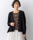 23区 L 【WEB&一部店舗限定】スビンハイツイスト Vネック カーディガン