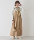 AMERICAN HOLIC タックサテンキャミワンピース