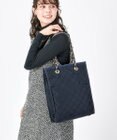 LeSportsac CHAIN N/S TOTE/ディープシーブルーキルト