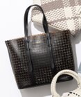 23区 フェイクレザー カットアウト トートバッグ