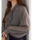 Te chichi パターンアソートシフォンボウタイブラウス《2025Autumn catalog vol.2 item》
