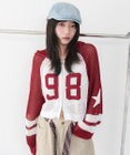 WEGO ラグランメッシュニットパーカー