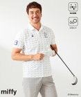 23区GOLF 【MEN】【吸水速乾/UVカット】ミッフィーフェイスポロシャツ