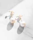 TOCCA 【WEB限定】RHYTHM OF PEARL PIERCED EARRINGS K10 淡水パールピアス