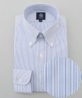 J.PRESS MEN 【PREMIUM PLEATS / 形態安定】マイクロストライプ ドレスシャツ / B.D.